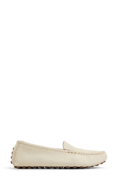 Sperry Top-sider® Sperry Port Driving Shoe In Bone Leather Nubuck