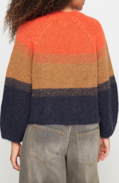 Spiritual Gangster Blythe Colorblock Sweater In Multi