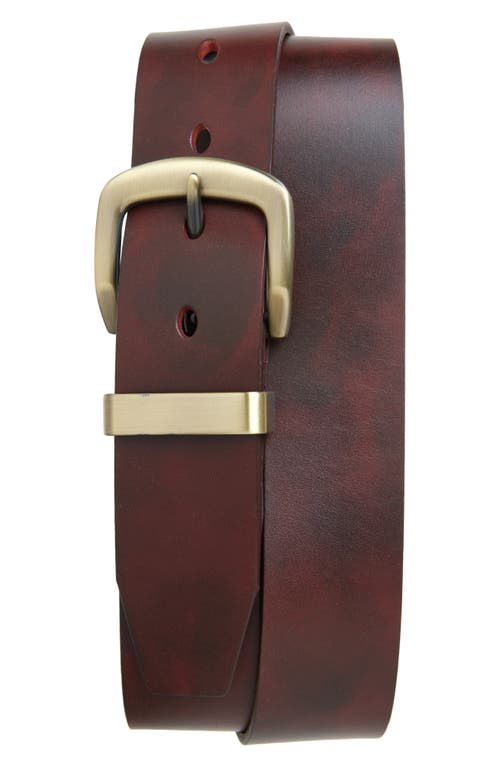 Nordstrom Cohen Leather Belt In Dark Brown