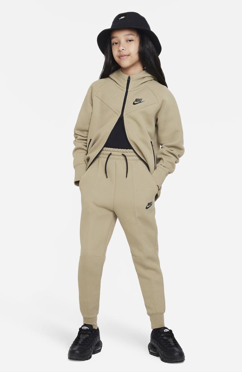 Nike Kids' Sportswear Tech Fleece Joggers, Alternate, color, Neutral Olive/ Black/ Black