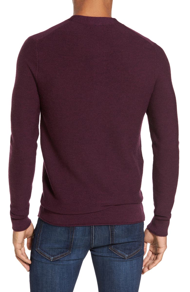 Bonobos Slim Fit Merino Long Sleeve Henley Sweater, Alternate, color, 