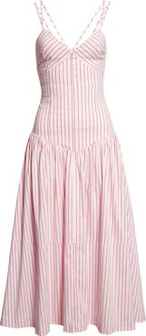 Cinq à Sept Dagna Strappy Lace Back Sleeveless Maxi Dress