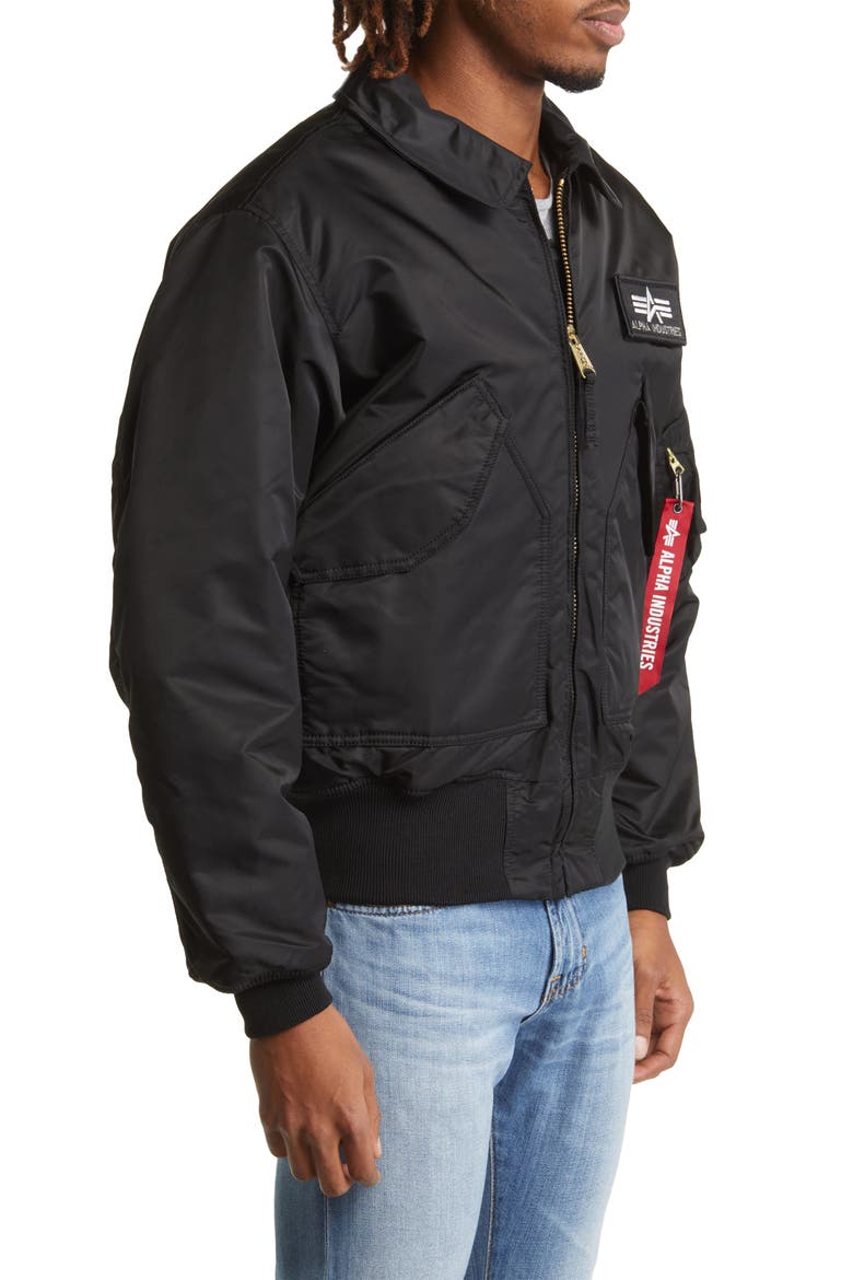 CWU 45/P Bomber Jacket, Alternate, color, BLACK