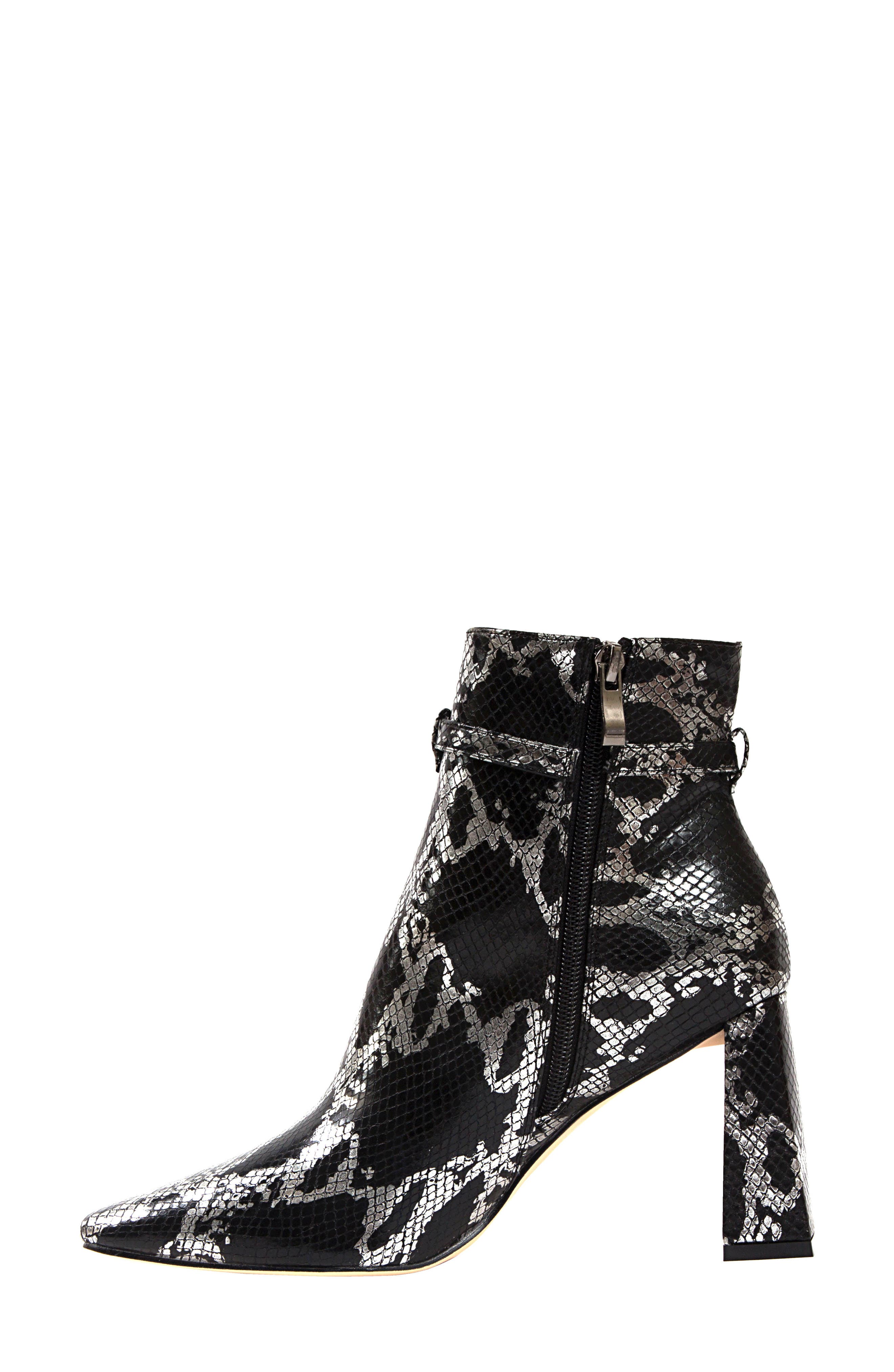 NINETY UNION Rye Snake Print Boot, Alternate, color, Black Snake