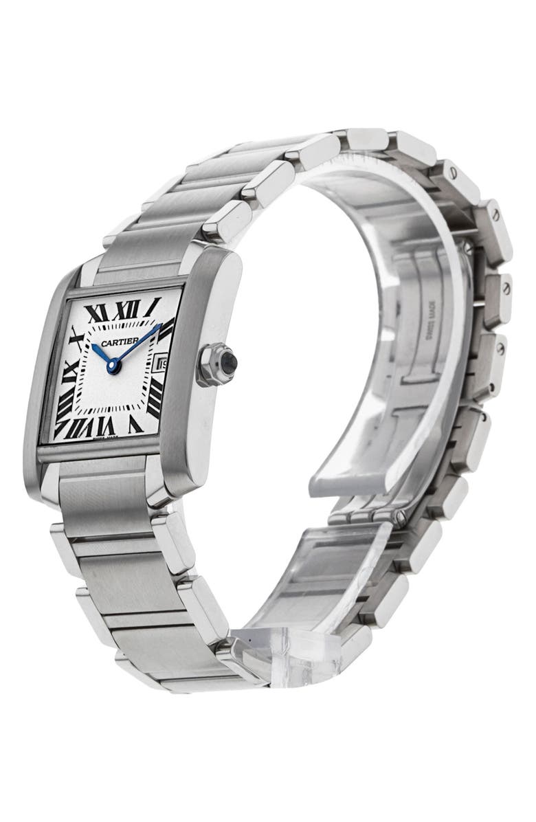 Watchfinder & Co. Cartier Preowned Tank Francaise Bracelet Watch, 25mm, Alternate, color,