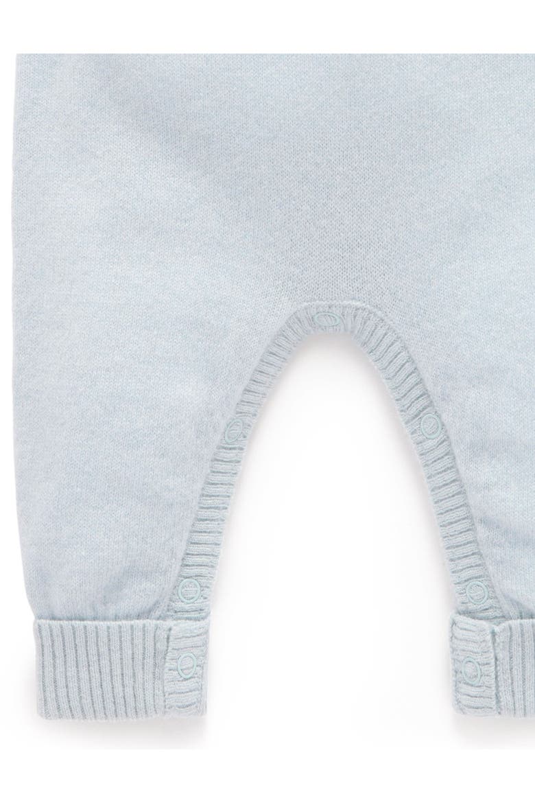 Baby Boy Cashmere Coverall, Alternate, color, Pale Blue Melange