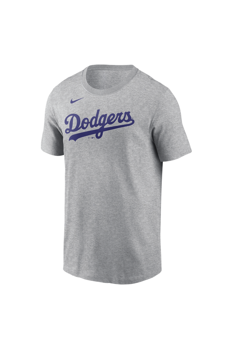 Men's Nike Mookie Betts Heather Gray Los Angeles Dodgers Name & Number T-Shirt, Alternate, color, Heather Gray
