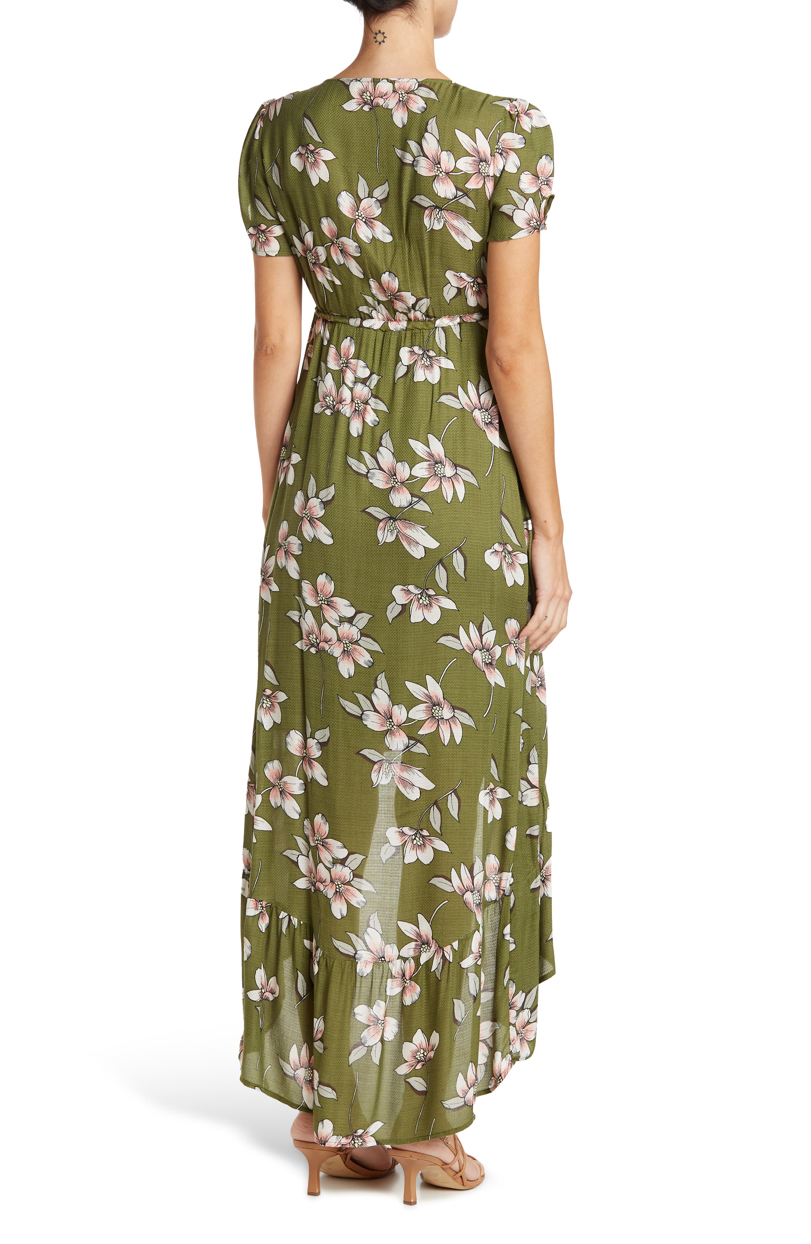 Lovestitch Floral High/Low Dress (Women) | Nordstromrack