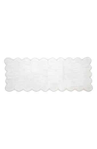 VCNY HOME Scallop Cotton Bath Runner
