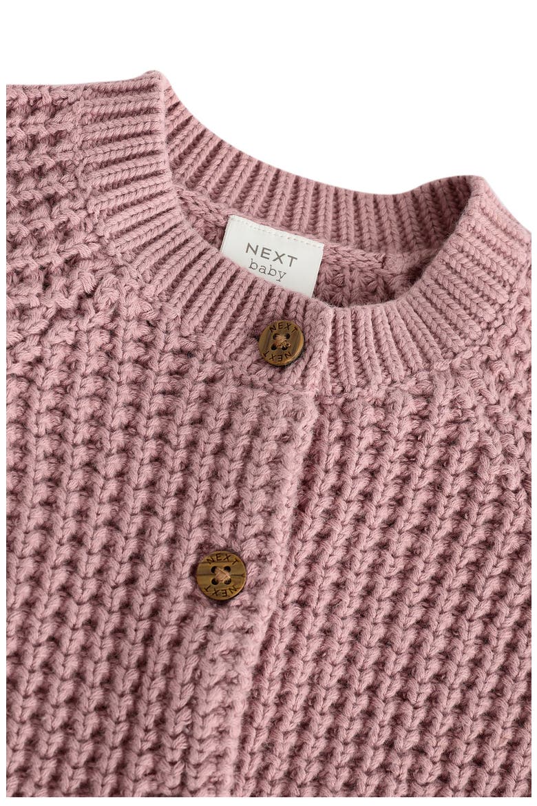 Little & Loved Embellished Cotton Cardigan, Alternate, color, PINK