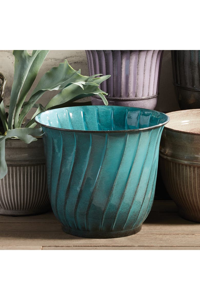 Leilani Pots, Set of 3, Alternate, color, Blue