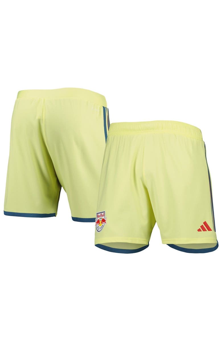 adidas Men's adidas Yellow New York Red Bulls 2023 Away AEROREADY Authentic Shorts, Main, color, Yellow