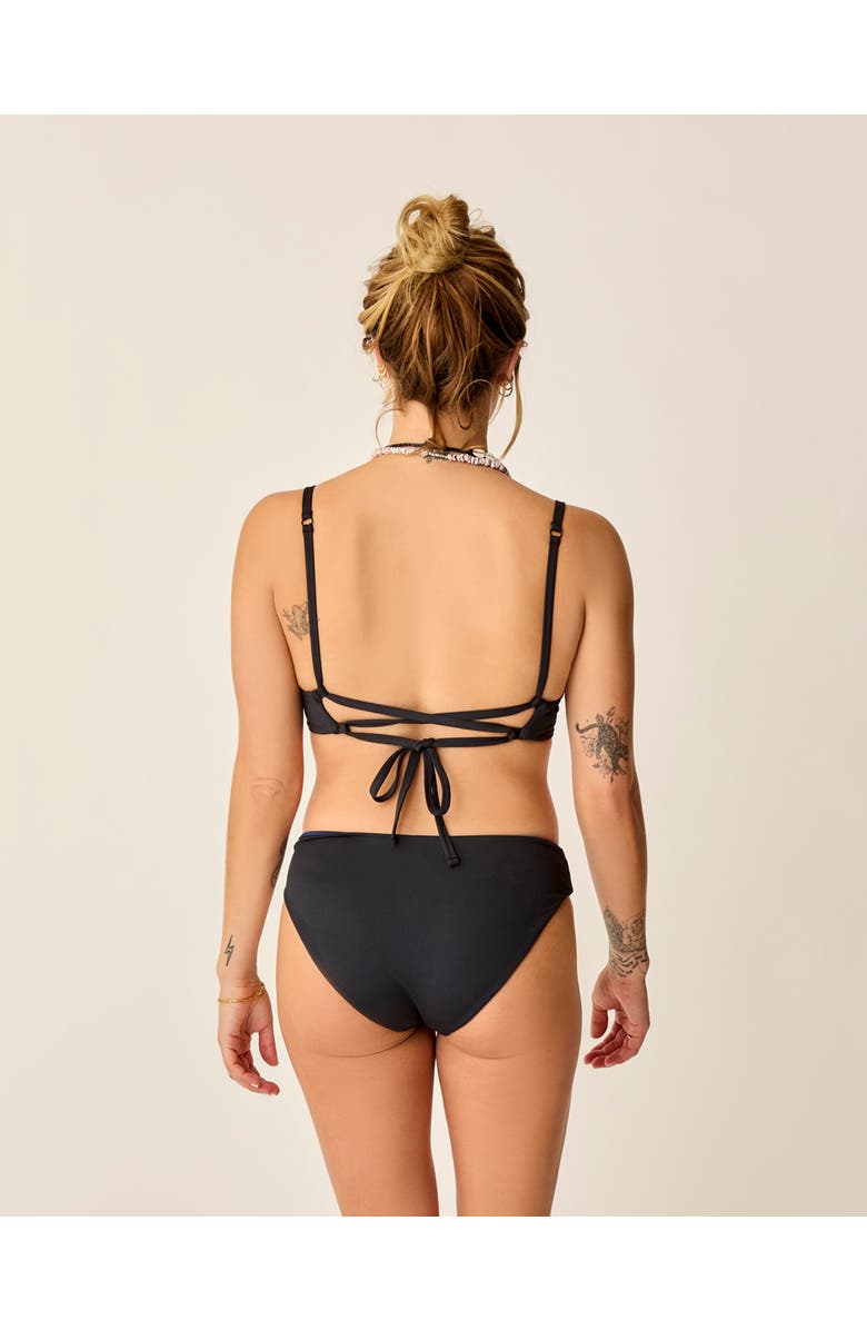 Carve Designs St. Barth Reversible Bottom, Alternate, color, Black/Navy