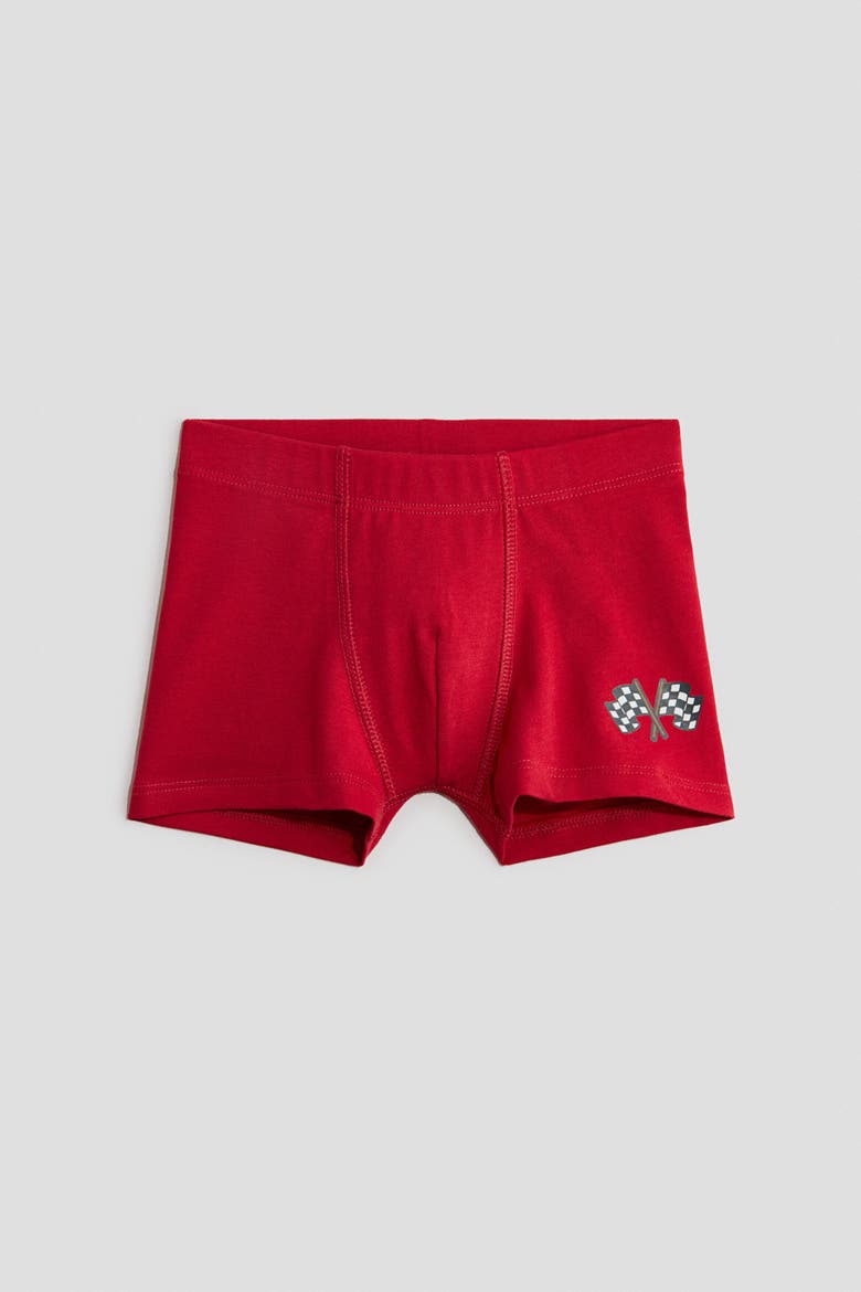 5-pack Cotton Trunks, Alternate, color, White/Cars