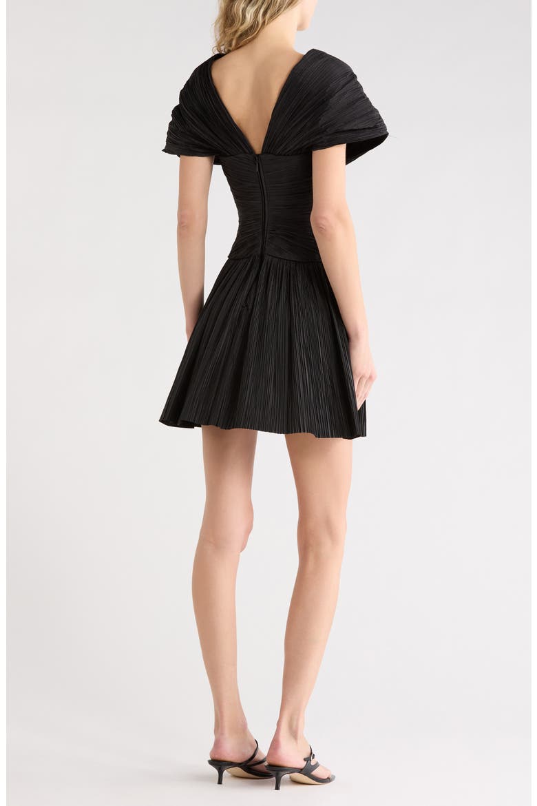 Avarie Minidress, Alternate, color, BLACK
