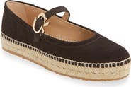 Gianvito Rossi Espadrille Mary Jane Ballet Flat