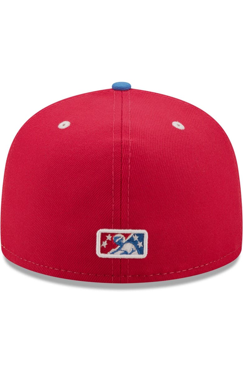 New Era Men's New Era White/Blue Ranas de Rio Copa De La Diversion 59FIFTY Fitted Hat, Alternate, color, White