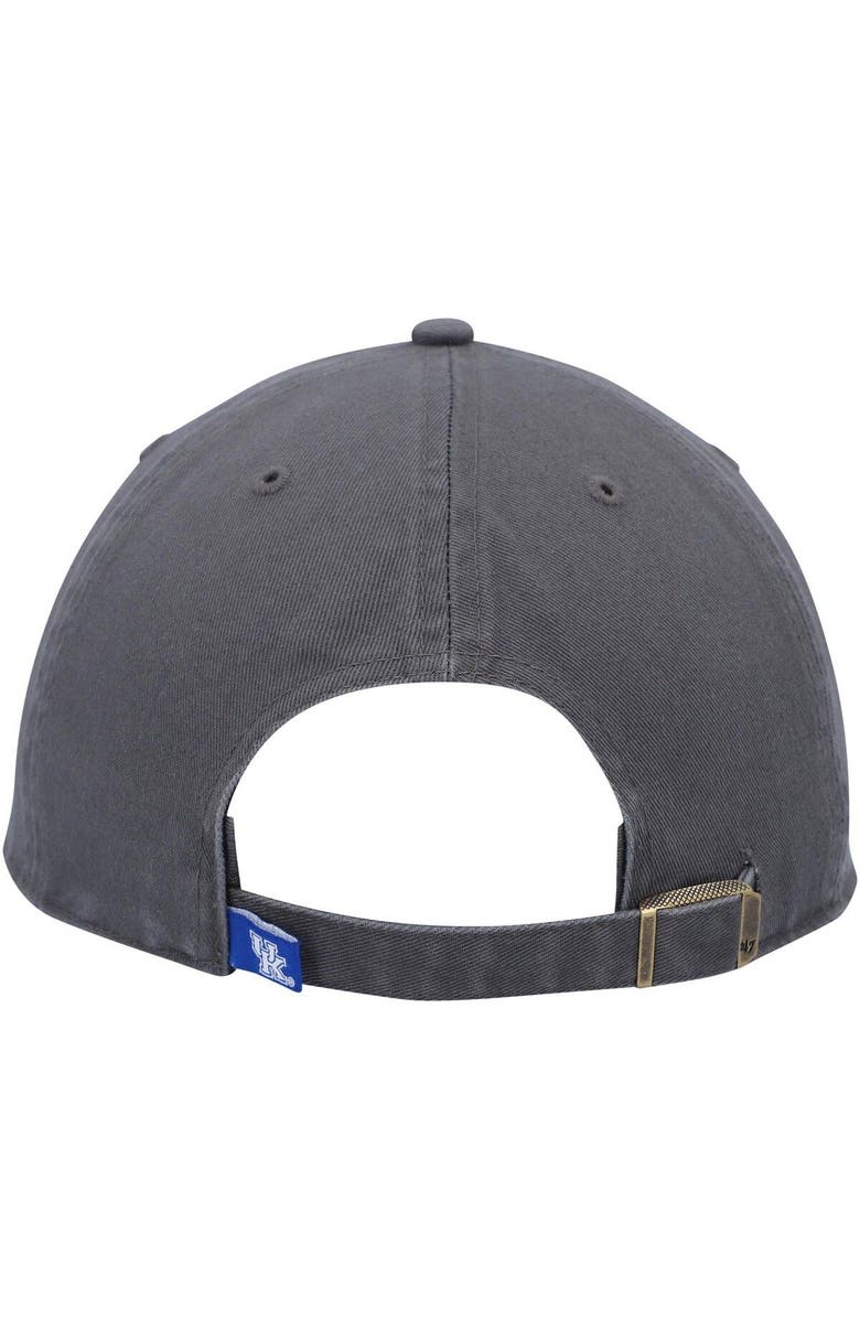 '47 Men's '47 Charcoal Kentucky Wildcats Clean Up Adjustable Hat, Alternate, color, 