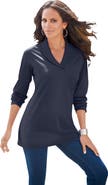 Roaman's Shawl Collar Ultimate Tee