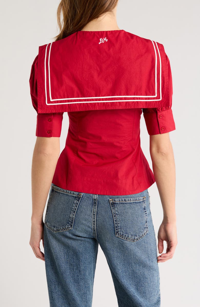 Damson Madder Keisha Organic Cotton Top, Alternate, color,