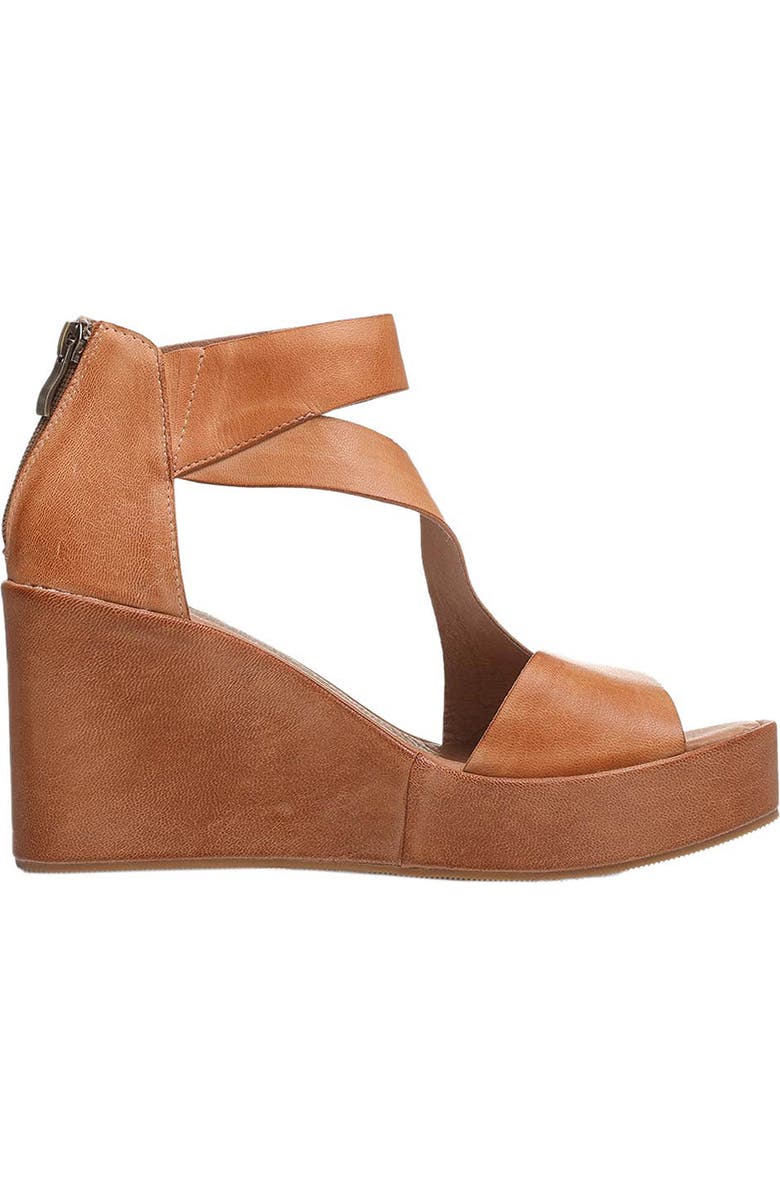 ANTELOPE Barclay Platform Wedge Leather Sandal, Alternate, color,