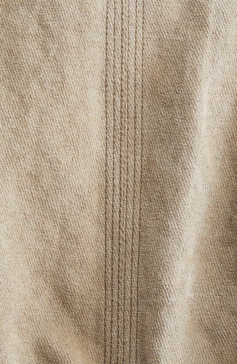 R13 Oversize Cotton Twill Trench Jacket, Alternate, color, Stone