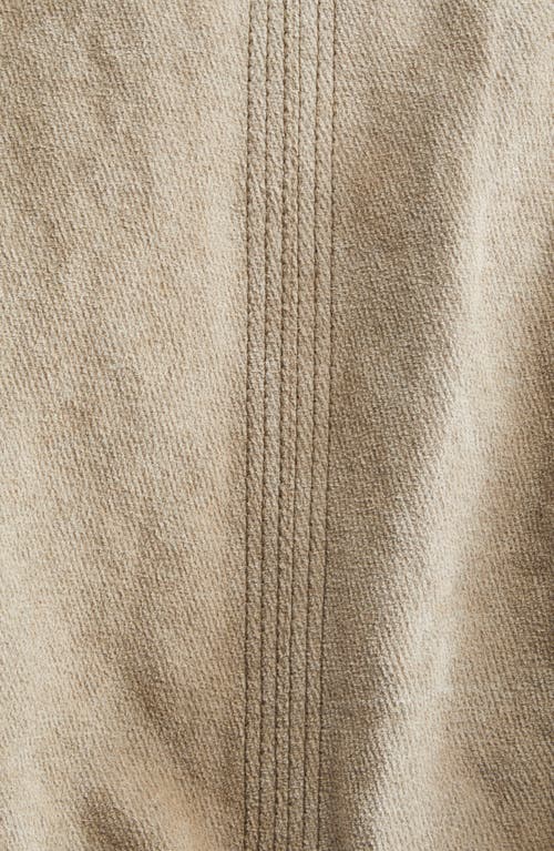 R13 Oversize Cotton Twill Trench Jacket In Neutral