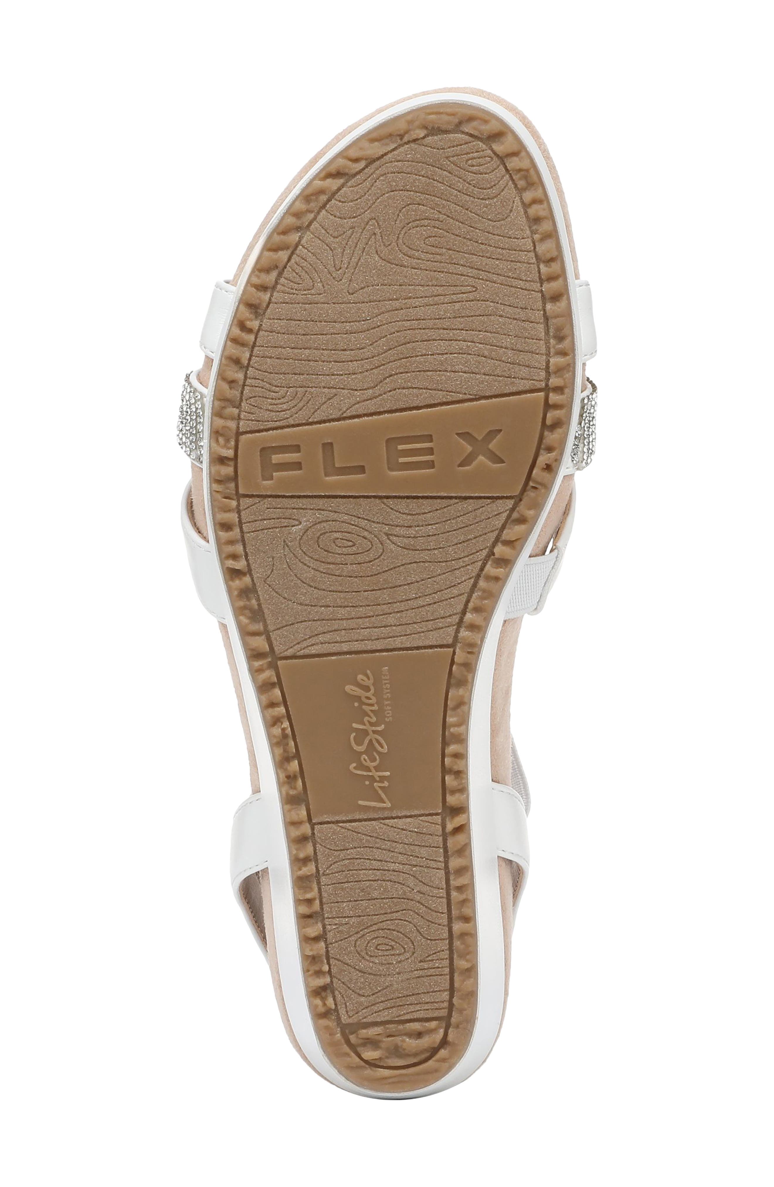 Mimosa Slingback Platform Wedge Sandal, Alternate, color, WHITE