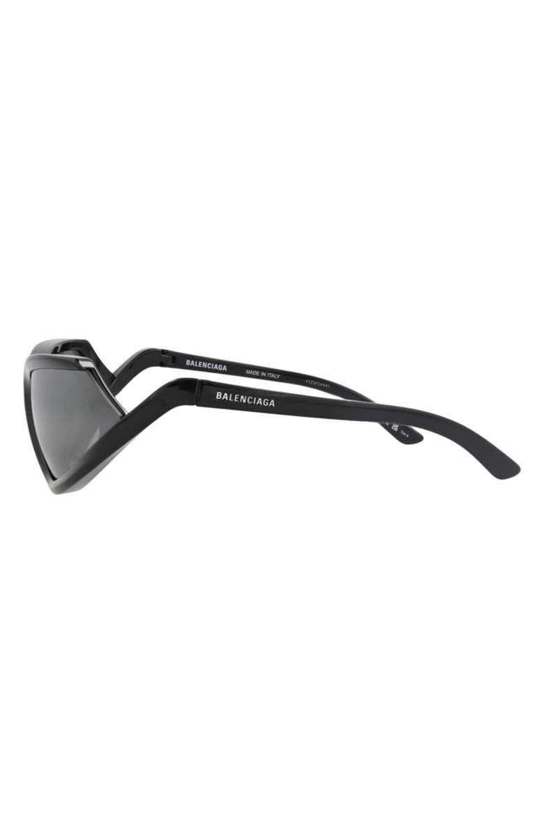 Balenciaga 71mm Shield Sunglasses, Alternate, color, 