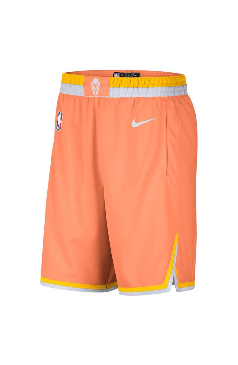 Nike Men's Nike  Orange Cleveland Cavaliers 2025/26 City Edition Remix Dri-FIT Swingman Shorts, Alternate, color, 