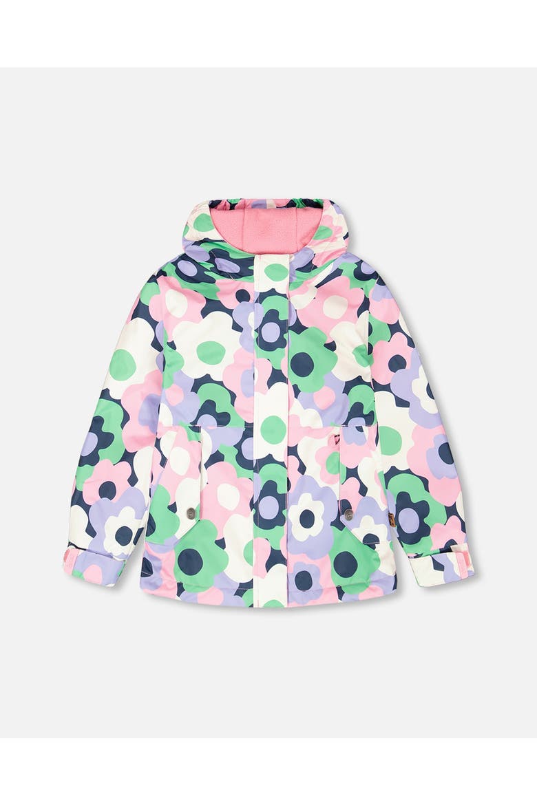 Mid-Season Flowers Jacket, Main, color, Black Floral Print