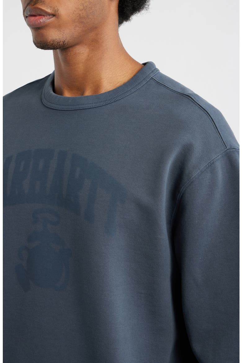 Faded Ponds Corps Graphic Sweatshirt, Alternate, color, DEEP NIGHT (HEAVY STONE WASH)