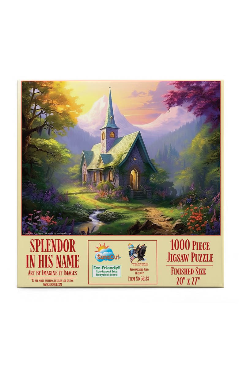 Sunsout Splendor in His Name 1000 piece Jigsaw Puzzle for Adults, Alternate, color, Multicolor