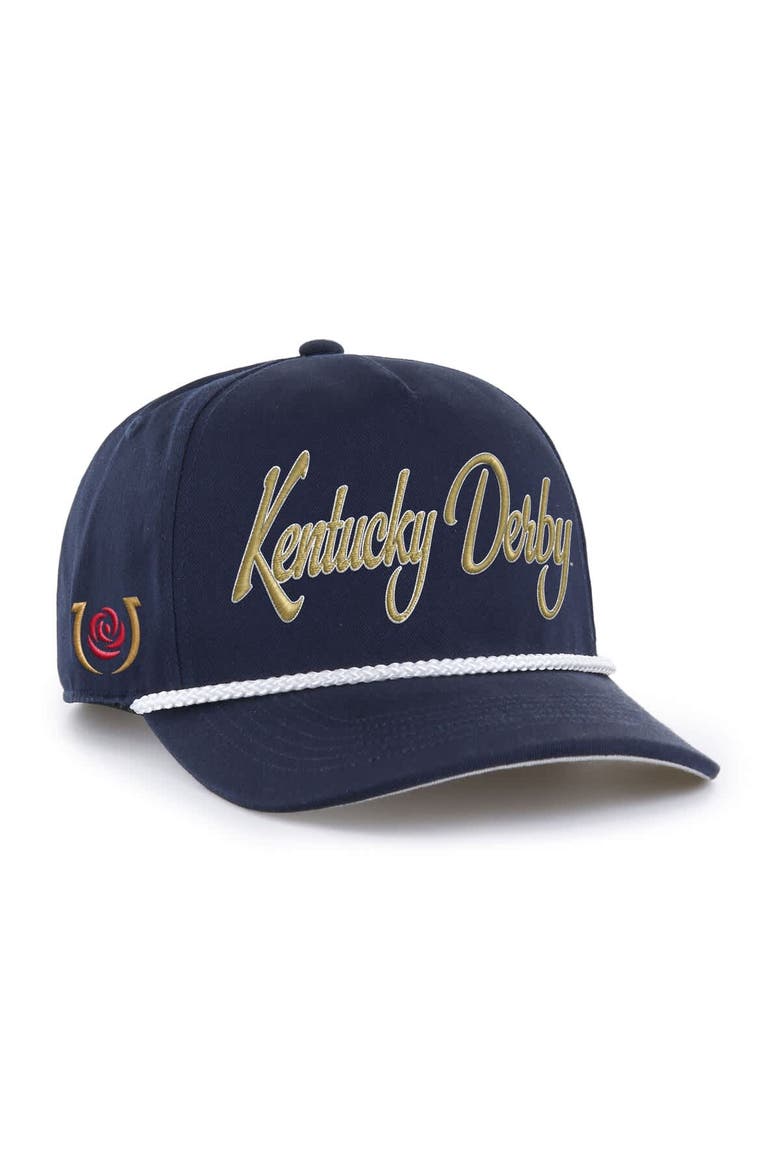 Men's '47 Navy Kentucky Derby Overhand Hitch Adjustable Hat, Main, color, Navy