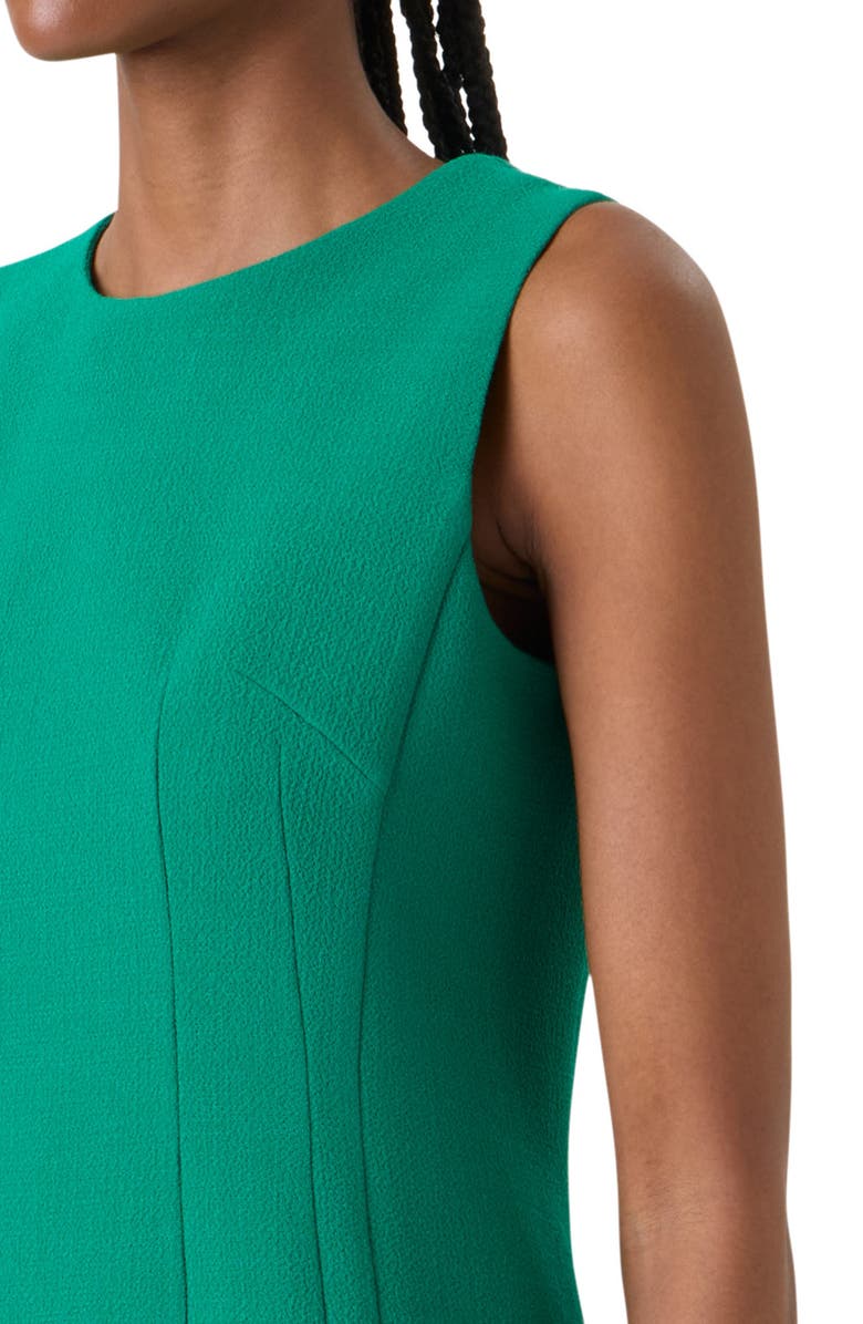 Akris Sleeveless Virgin Wool Sheath Dress, Alternate, color, Tourmaline