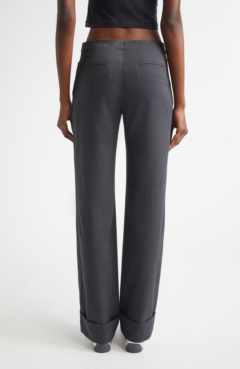 Paloma Wool Lomba Low Waist Straight Leg Pants, Alternate, color, Grey