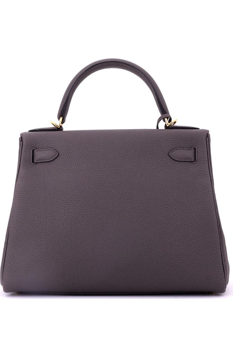 Pre-Owned Hermes Kelly Handbag Grey Togo with Gold Hardware 28, Alternate, color,
