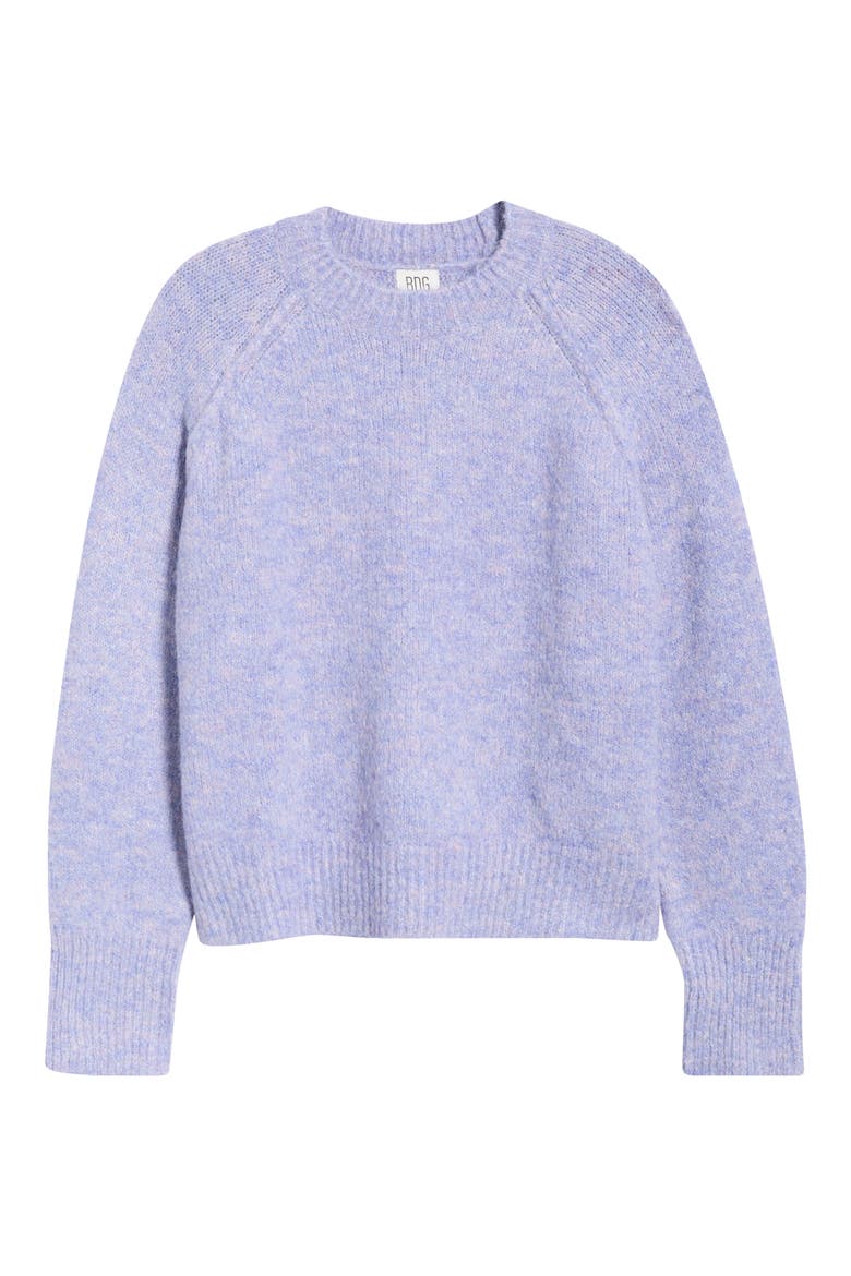 Crewneck Mélange Sweater, Main, color, LILAC