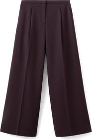 MANGO Pleated Wide Leg Pants