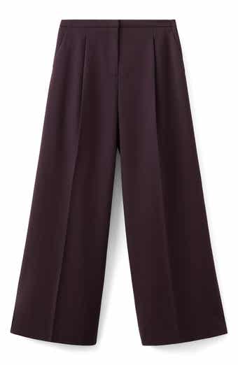 Pleated Wide Leg Pants