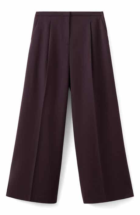 Pleated Wide Leg Pants