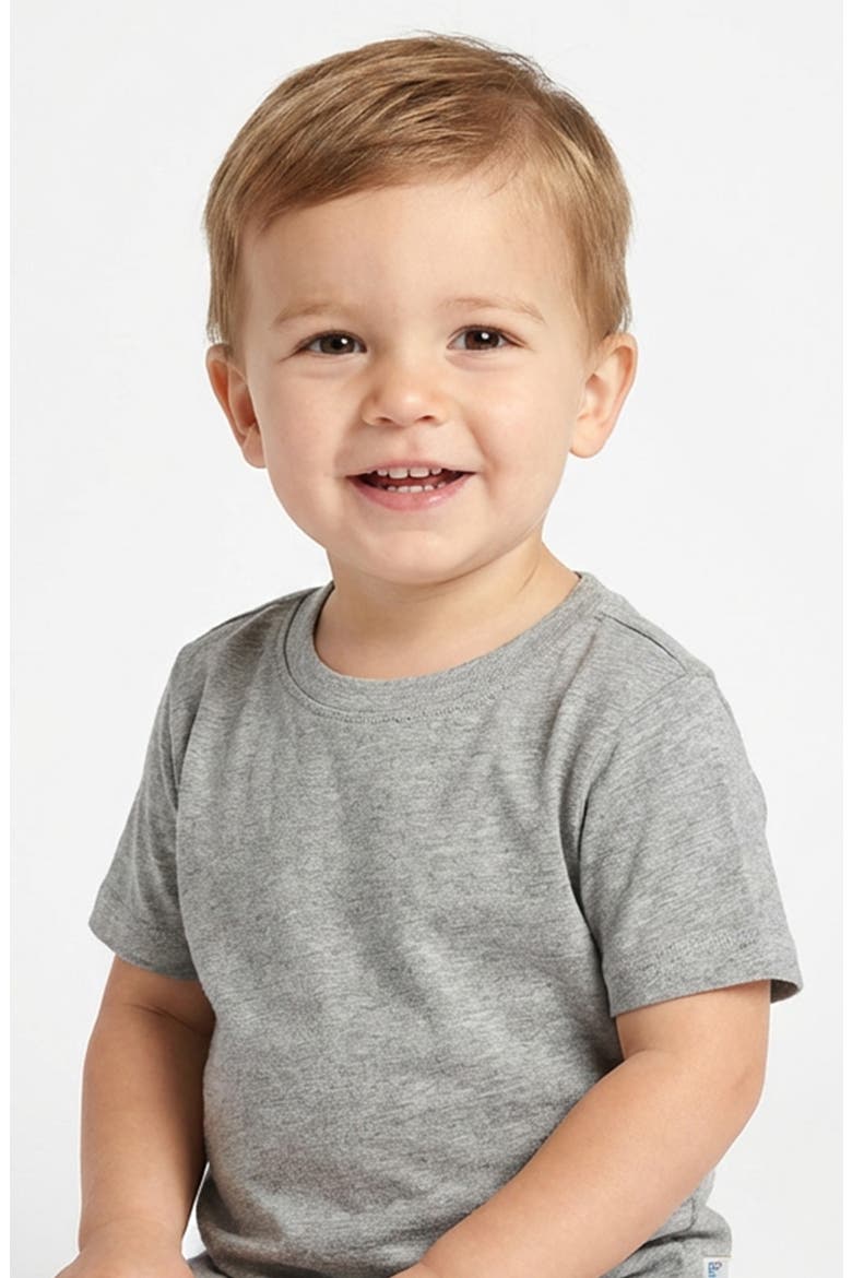 Taylor Assorted 10-Pack Organic Cotton T-Shirts, Alternate, color, SUNNY BLUE RAINBOW