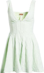 Free People Can't Help It Eyelet Embroidered Minidress