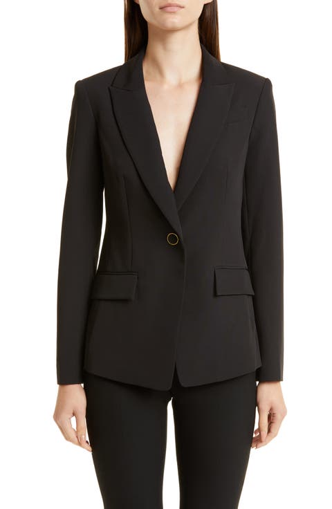 Cady Avery One-Button Blazer