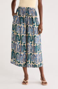 MELLODAY Print Wide Leg Pants