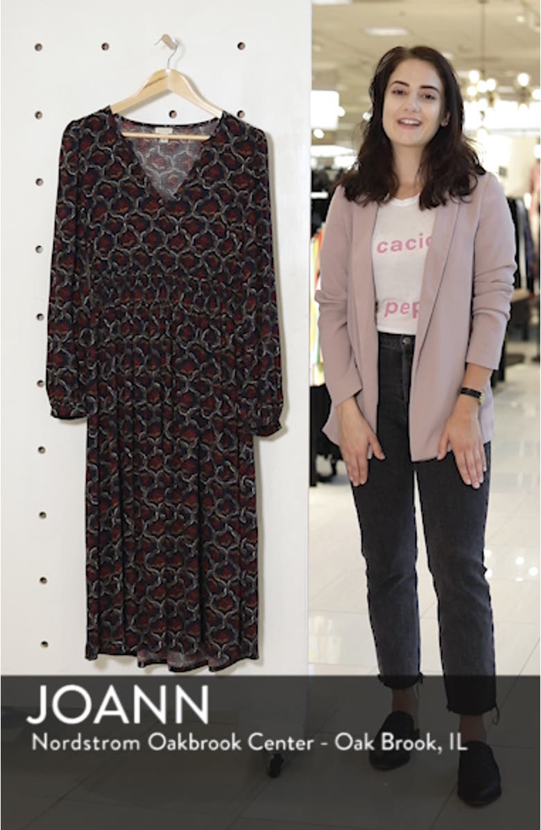 Print Midi Dress, sales video thumbnail