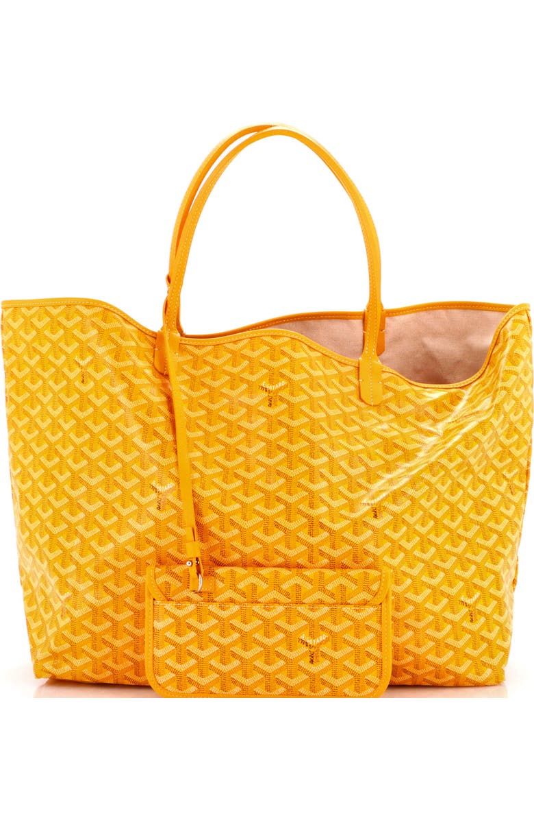 Pre-Owned Goyard Saint Louis Tote Coated Canvas GM, Alternate, color, Orange