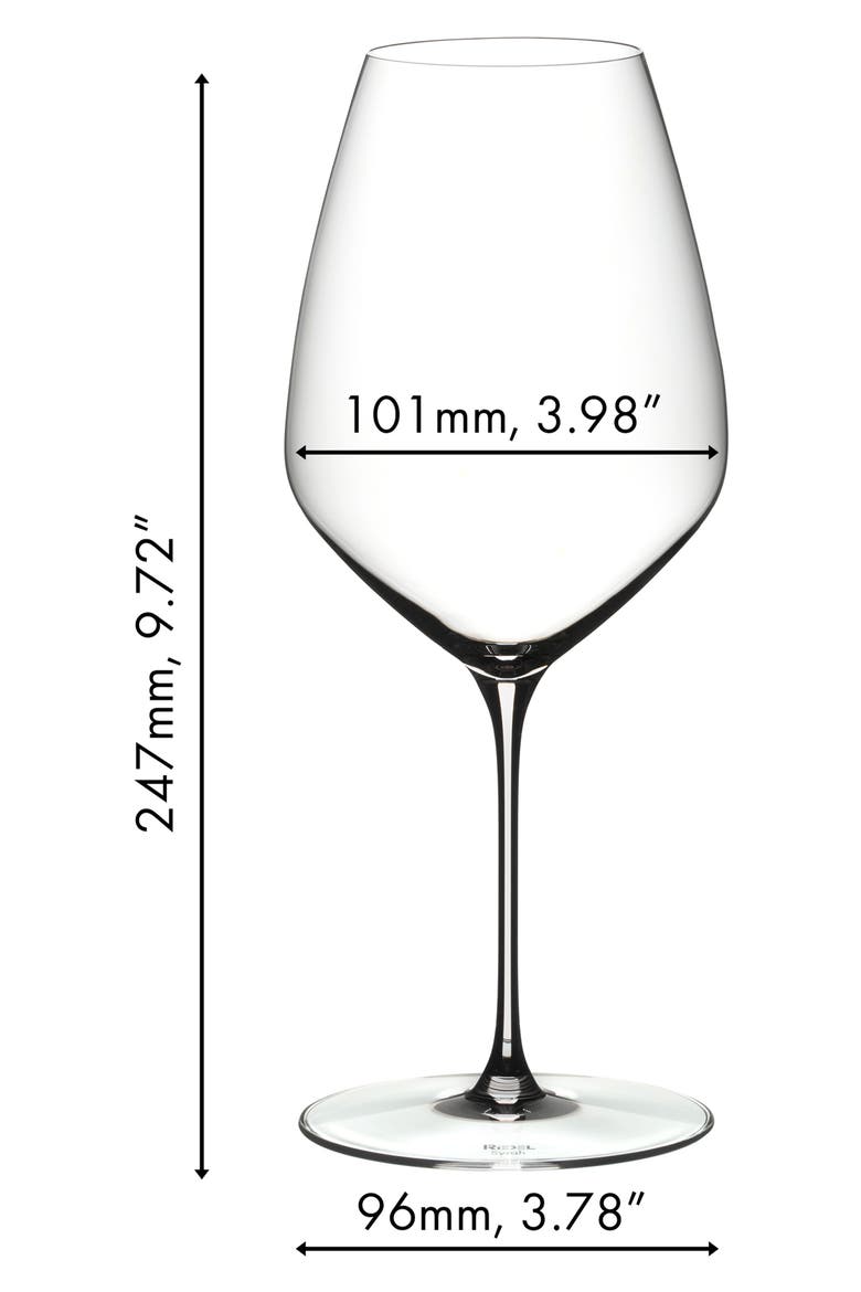 Veloce Old World Syrah Wine Glass, Set of 2, Alternate, color, CLEAR