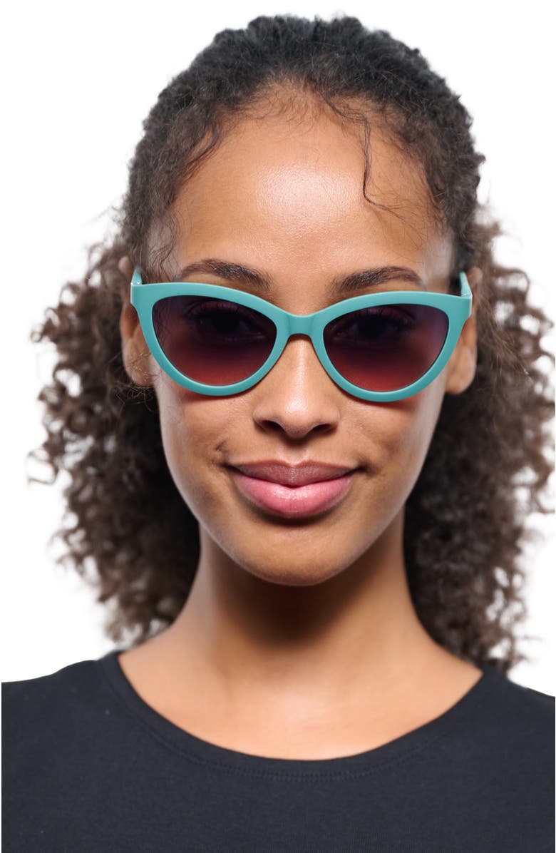 Eco Pearl Sunglasses, Alternate, color, Aqua