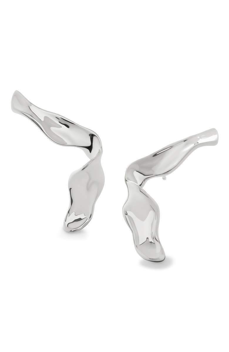 Monica Vinader The Wave Stud Earrings, Main, color,
